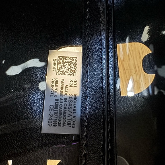 Michael Kors Black Cut Out Tote Bag - Picture 8 of 8